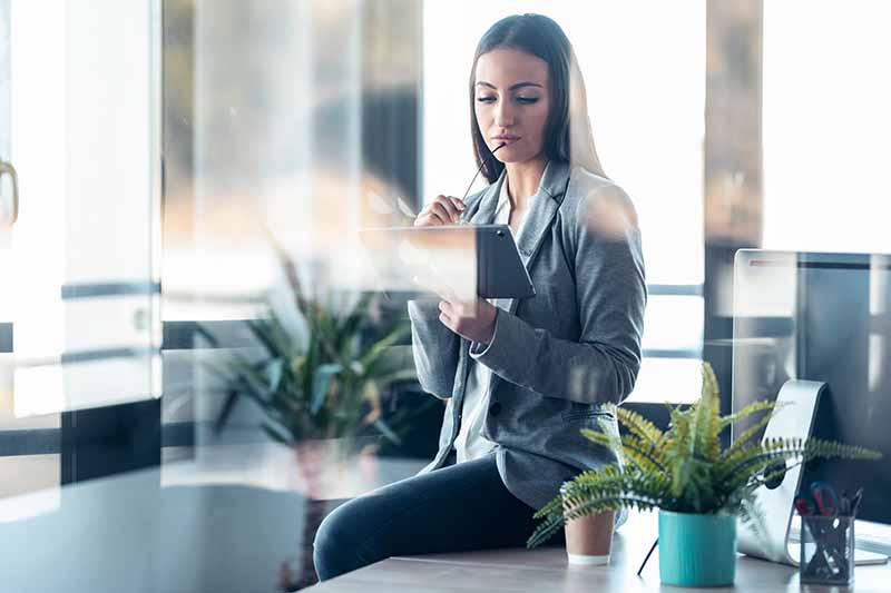 Business woman worried about transfer pricing